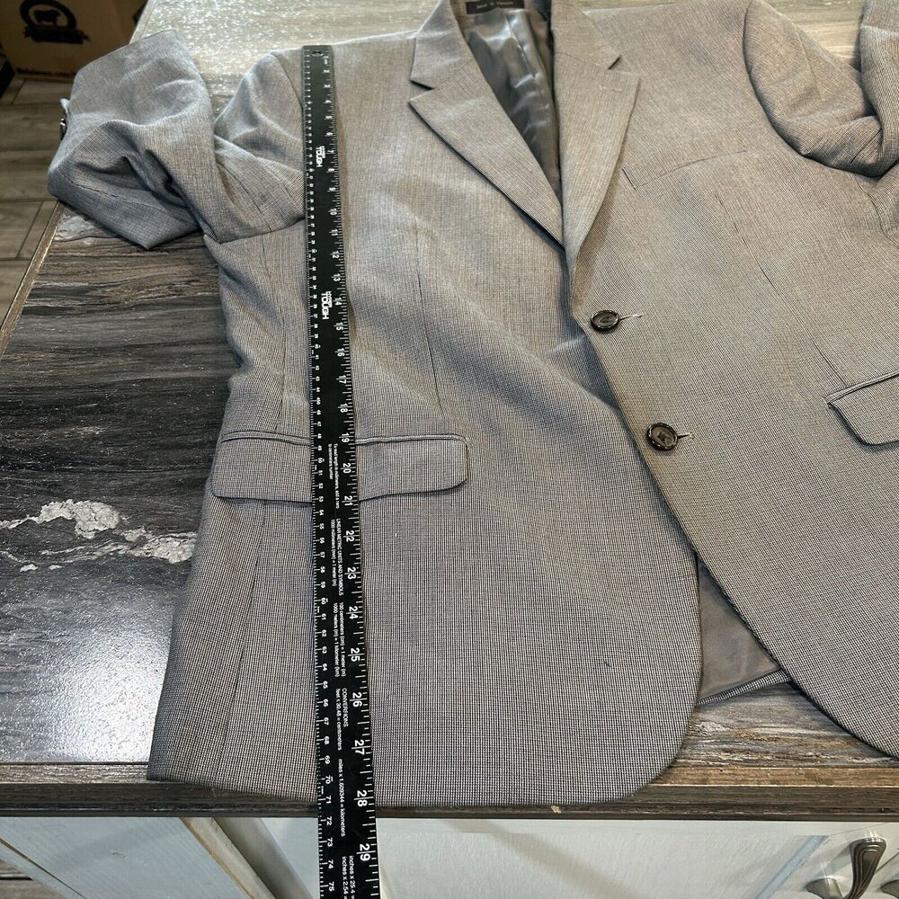 Lauren Ralph Lauren Men’s Blazer 44S Large Gray Office Career Professional Work - Picture 8 of 15
